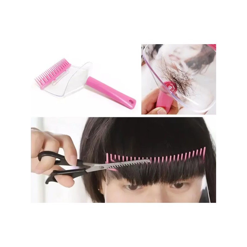 헤어셀프컷팅 빗형앞머리컷도구 Hair Self Cutting Comb Front Hair Cutting Tool