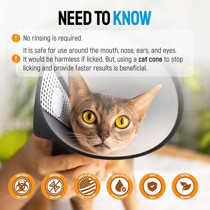 Cat Wound Care Spray with Silver – Wounds, Rashes, Hot