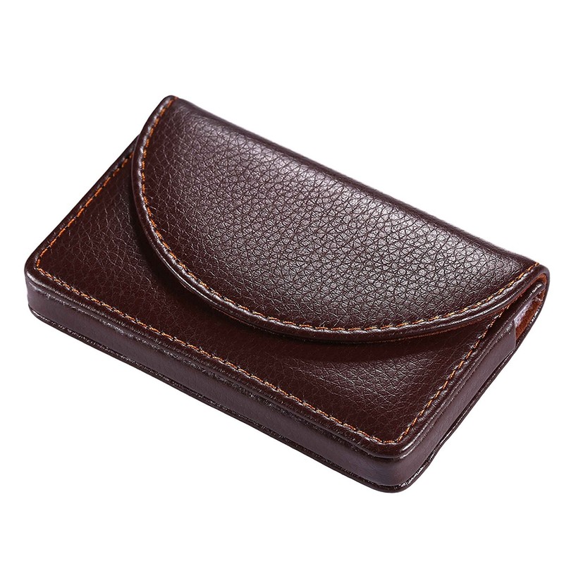 Hamosky Leather Business Name Card Holder Case Wallet Credit Card
