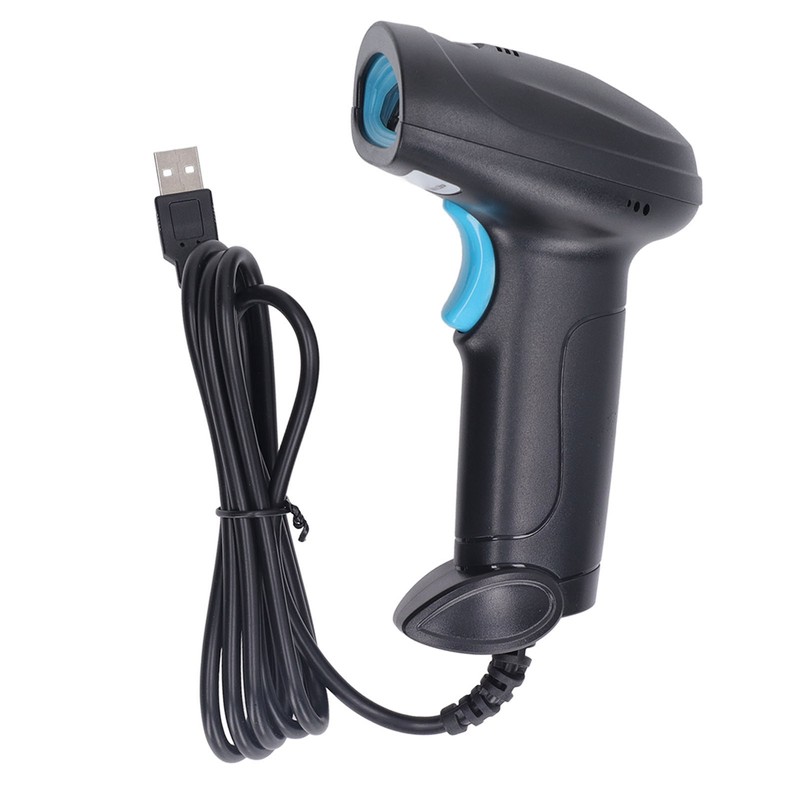 1D Barcode Scanner High Accuracy Fast Decoding Ergonomic USB Wired