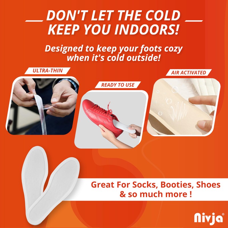 Top Heat Foot Warmers – 5 Pairs - 8 Hours