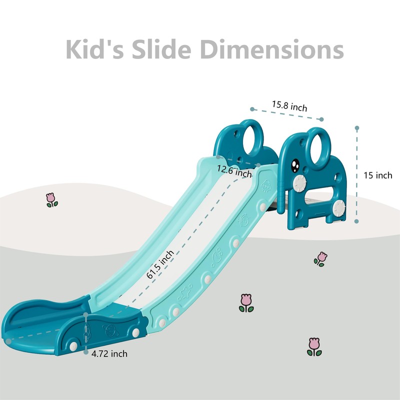 Kids Couch Slide for Bed Sofa Stairs, 2 in 1