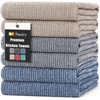 smiry Premium Kitchen Towels(18"x 28", 6 Pack), Large Cotton Dish