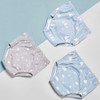 3pcs Baby Absorbent Training Pants Reusable Washable 6 Layers Gauze