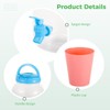 2 PCS Plastic Drink Dispenser with 8 Cups, 1 Gallon