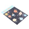 10pcs Children Cartoon Cute Solar System Poster Home School Planet