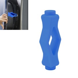 Uadme Front Loading Washing Door Support Washing Machine Door Holder Adjustable Flexible Washing Door Post Dryer Door Support Mouth Shape Strong Magnet Washing Machine Door Stopper (Blue)