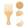 Ipetboom 2Pieces Wooden Hair Pick Comb, Oil Combs Multi-function Pick