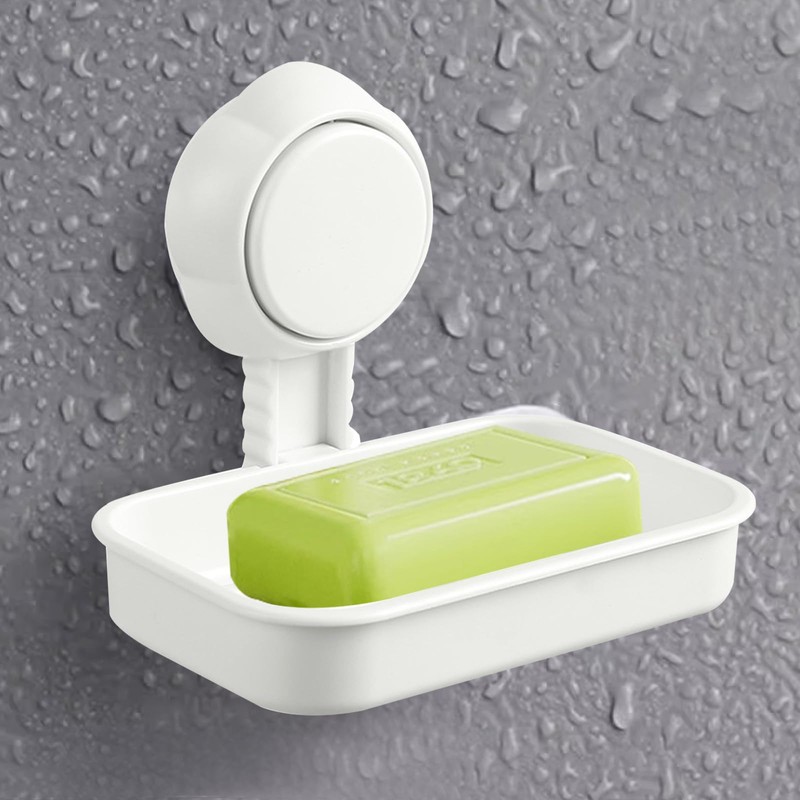 Suction Cup Shower Soap Holder Wall Mounted Max Hold 5KG