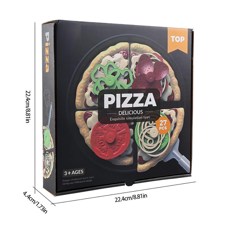 Pizza Toy Set for Kids Play Food Toy Set Kitchen