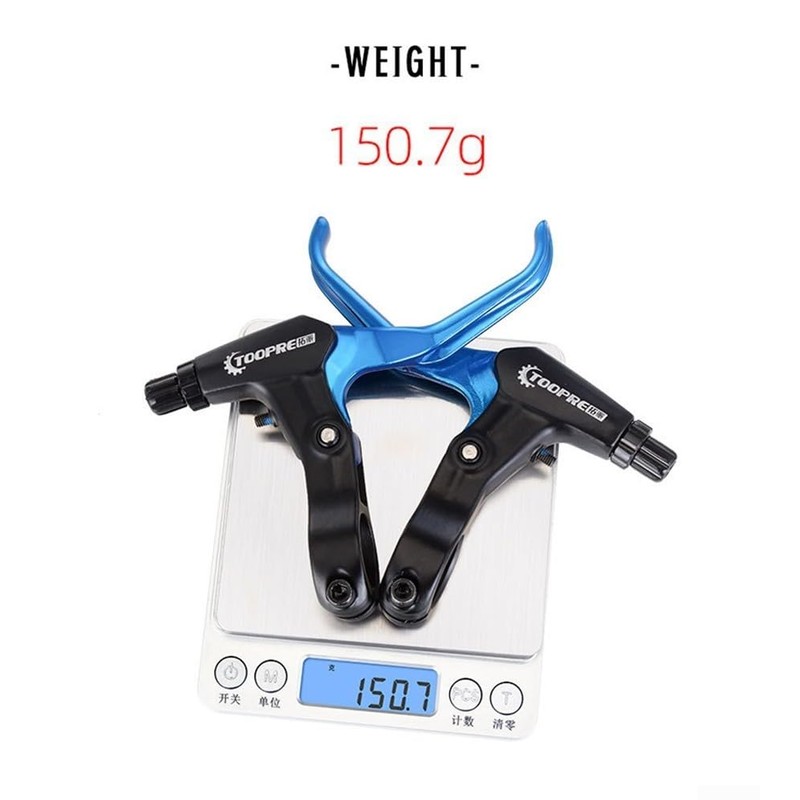 1 Pair Mountain Brake Lever,Aluminum Alloy Light Brake Lever,Bicycle V-shaped