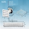 JPFLAEYX Dryer Vent Kit 4 Inch with Metal Bird Guard,
