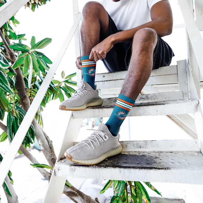 For Bare Feet - Calcetín unisex de 4 rayas Deuce