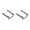 2 x Brackets Compatible with/Replacement Part for Kärcher 9.039-148.0 Pressure