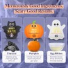 Spa Life Mascarilla de Halloween animada con diseño de calabaza,