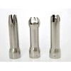 ICO Whipped Cream Dispenser Nozzle Set (Stainless Steel)