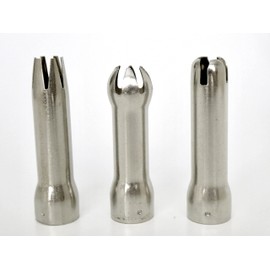ICO Whipped Cream Dispenser Nozzle Set (Stainless Steel)