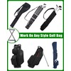 Golf Bag Stand Attachment for Cart/Sunday/Carry Bags Lightweight Updated Collapsable