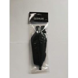 Ortega Guitars Nylon Hook Strap Ukulele - NO Drilling - Nylon Straps Hook Series - Adjustable - black (OUSHK-BK)