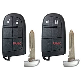 2 Programmable Key fob Scanner Tool, Easy DIY Programmer Kit Replacement for Smart Keyless Entry Remote Dodge Dart Charger Challenger M3N-40821302 (2 Remotes only 5 button)