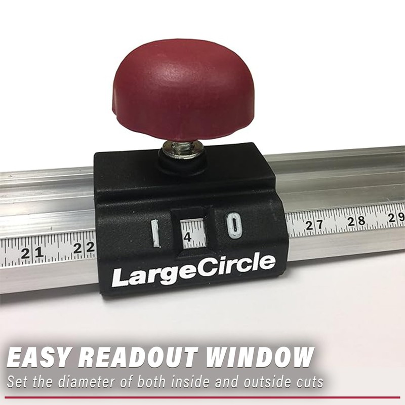 Milescraft 1219 Circle Guide Kit- Precision Router Circle Cutting Jig