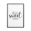 Hello Sweet Cheeks 5" x 7" UNFRAMED Bathroom Home Décor,