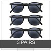 3 Pack Unisex Classic Sunglasses Readers | Reading Glasses |