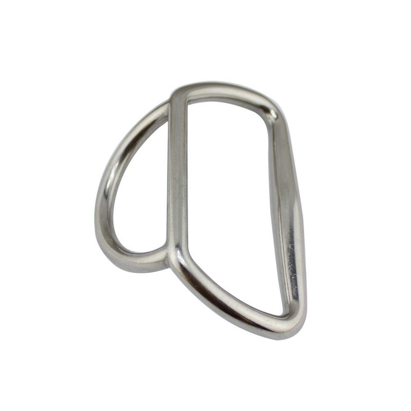 POFET Marine 316 Stainless Steel D-Ring Rubber Traction,Horse Hoof Ring