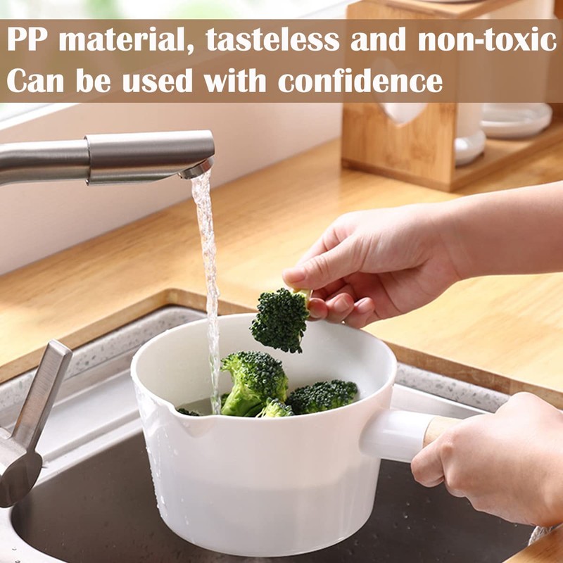 DOERDO Plastic Water Ladle Bath Ladle Dipper Spoons Long Handle