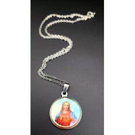 Sacred Heart Of Jesus Necklace/Caden