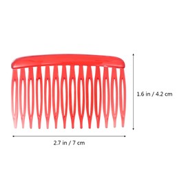 12pcs Vintage Hair Combs for Women, Plastic Small Side Combs in Random Colors - Perfect Hair Accessories for Styling and Sectioning