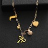 Cowboy Hat Boot Pendant Necklace for Women Layer Dainty Western