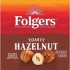 Folgers Toasty Hazelnut Artificially Flavored Coffee, Keurig K-Cup pods, 10