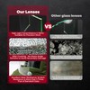 OKQX 2-Pack Sandblasting Hood Replacement Lens - 4mm Tempered Glass