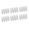 80Pcs Aluminum Heatsinks Module Cooling Radiator Board for Electronic Components