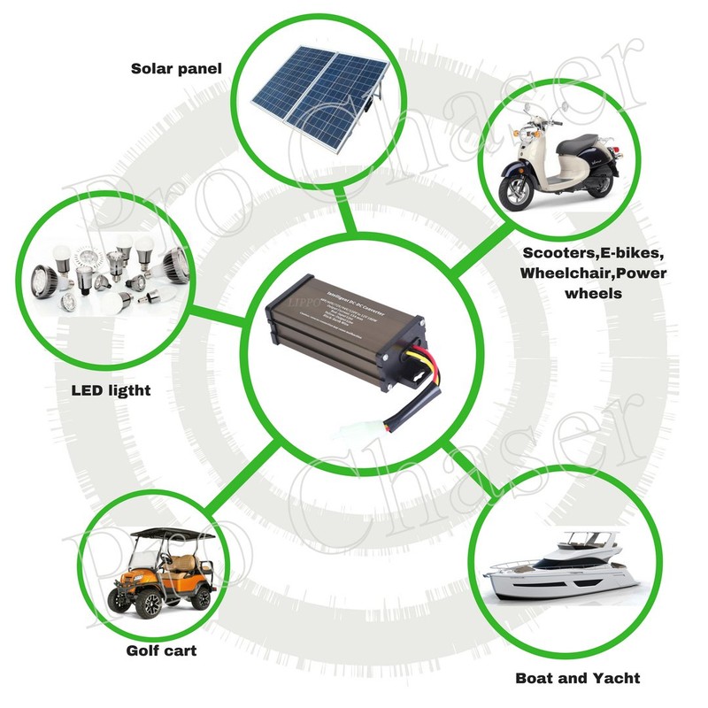 Pro Chaser Golf cart DC Converter 60V 60 Volt Voltage
