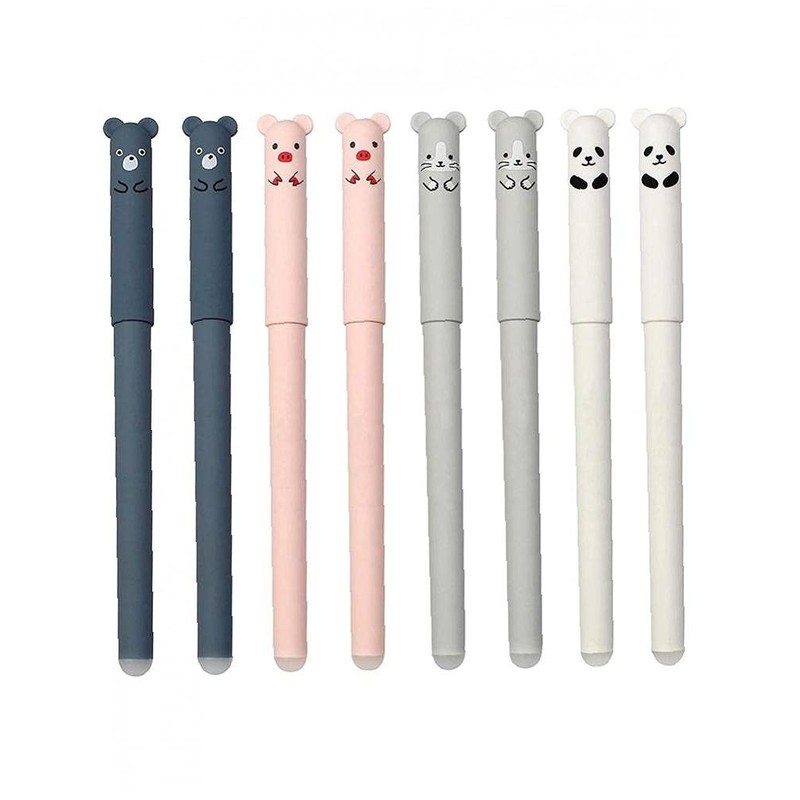 Gel Lápiz Set Rollerball Borrable Relabajos Lindo Dibujos animados Animal