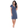 Purpless Maternity 2in1 Pregnancy and Nursing Nightdress for Pregnant and