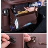 HURESON Car Back Seat Organizer with Trash Can Foldable Table