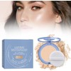 Polvos Compactos Maquillaje Matte Pressed Powdern Polvos Fijadores Maquillaje Facial