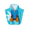name it Men's NMMMOLTE PAWPATROL Towel CPLG Poncho, Bachelor Button,