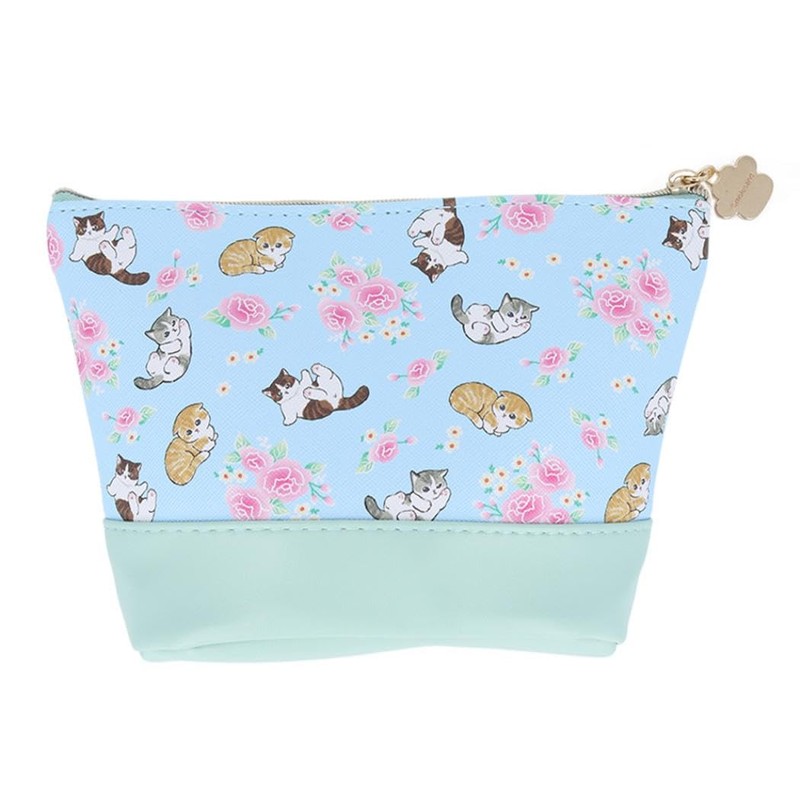 Sunstar Stationery Mofusand Pencil Case, Boat Shape, Flower S1427083