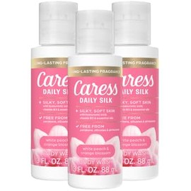 Caress Body Wash Daily Silk 3oz 3 pk