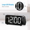 Olipiter Digital Projection Alarm Clock for Bedroom Ceiling-Alarm Clocks with