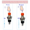 VIBICCK 30pcs SPST momentary Miniature Push-Button switches (Normally Open Type)