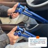 OceanicEcho Handicap Driving Hand Controls for Disabled Drivers,Length Adjustable,Blu