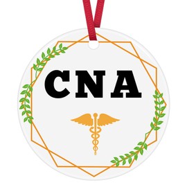 CNA Gifts Certified Nursing Assistant Ornament Keepsake Sign CNA Student Gift CNA Graduation Gift CNA Appreciation Gifts CNA Week Gifts Thanksgiving Birthday Christmas Ornament for CNA