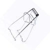 Universal Kitchen Stainless Steel Foldable Hot Plate Gripper Clip Dish