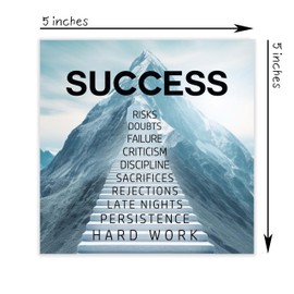 Motivational Desk Decoration, The Ladder of Success, Wooden Box Sign, Gifts for Friends, Family, Colleagues, Inspirational Gifts, Home Office Cubicle Decor, Christmas, Labor Day Gifts. (021)