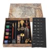 Feather Pen Set European Style British Retro Lacquer Stamp Dipped